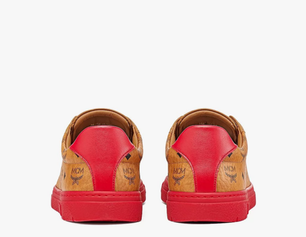 Giày MCM 41 IT Lo Sneakers Red Lychee MEXCSMM02R0041 - Ảnh 4