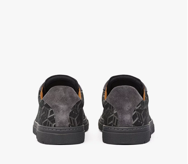 Giày MCM 41 IT Monogram Jacquard Grey MEXCSCK01EG041 - Ảnh 3