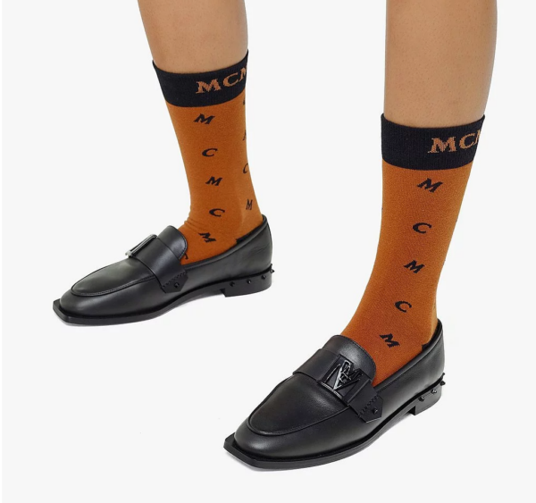 Giày MCM 39 IT Mena Loafer Leather Black MESBALM01BK038 - Ảnh 4