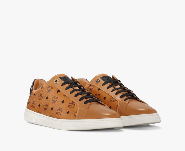 Giày MCM 35 IT Lo Sneakers Cognac MESCSMM23CO035 - Ảnh 4