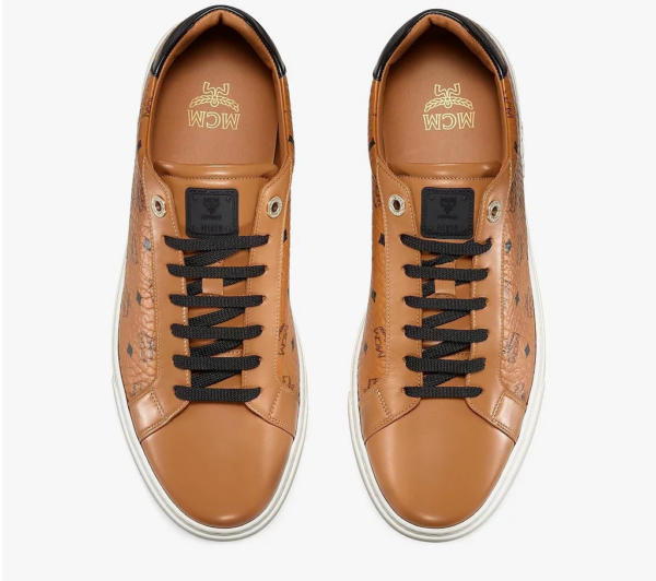 Giày MCM 35 IT Lo Sneakers Cognac MESCSMM23CO035 - Ảnh 2