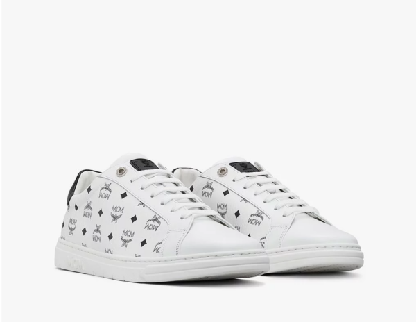 Giày MCM 36 IT Terrain Lo Sneakers White MESCSMM23WT036 - Ảnh 4