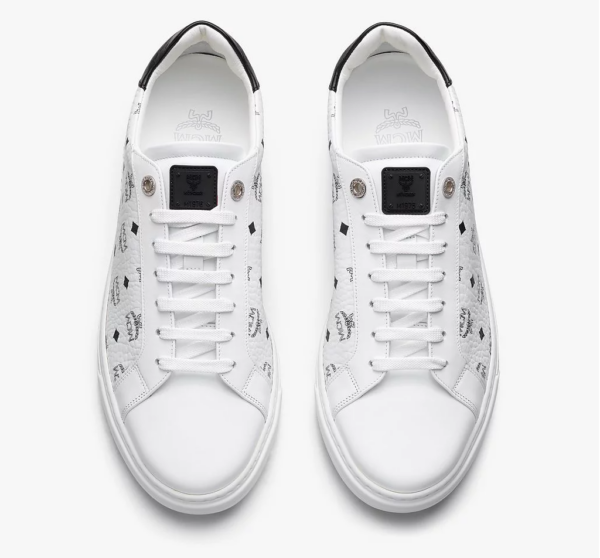 Giày MCM 36 IT Terrain Lo Sneakers White MESCSMM23WT036 - Ảnh 2