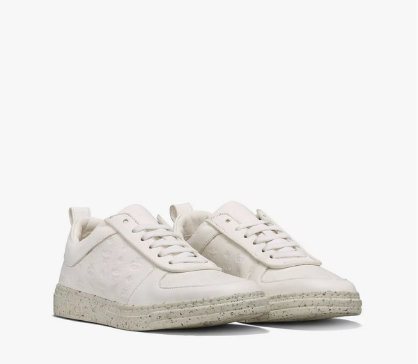 Giày MCM 38 IT Sustainable Lo Sneakers White MESAAMM18WT038 - Ảnh 4