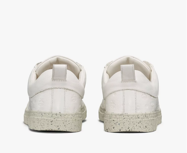 Giày MCM 38 IT Sustainable Lo Sneakers White MESAAMM18WT038 - Ảnh 3