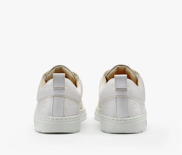 Giày MCM 38 IT Sustainable Leather White MESBSMM09WT038 - Ảnh 3
