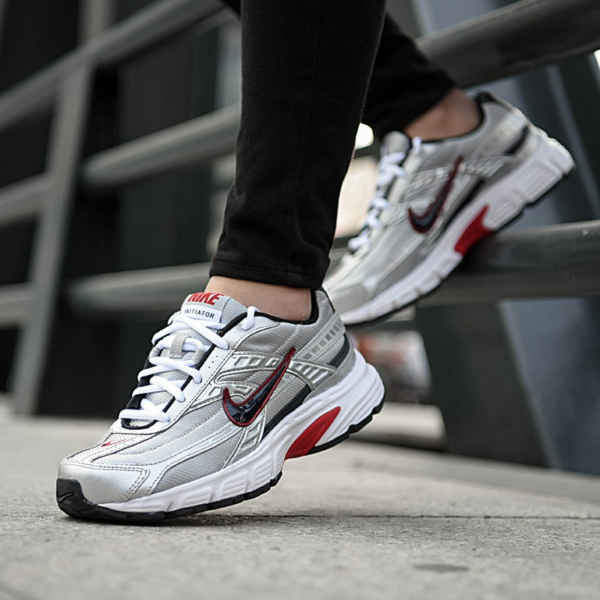 Giày Nike Initiator Metallic 'Silver Black White' 394055-001 - Ảnh 2