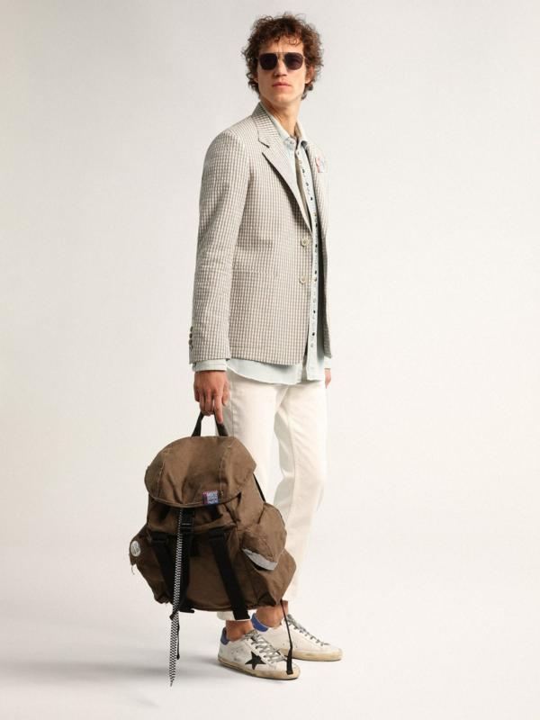 Giày Golden Goose Supper Star 'Beige Black' GMF00101-F002719-10648 - Ảnh 3