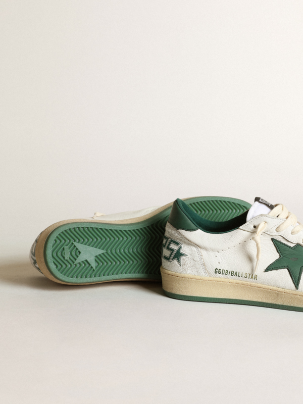 Giày Golden Goose Ball Star 'White Green' GMF00117-F000325-10502 - Ảnh 3