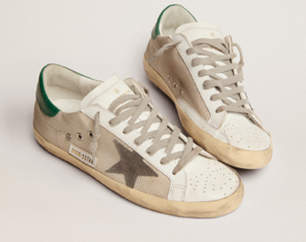 Giày Golden Goose Super-Star 'Beige Green' GMF00101-F002686-70215 - Ảnh 2