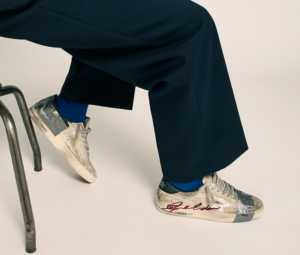 Alternative view of Giày Golden Goose Stardan LAB 'Beige Silver' GMF00128-F001948-81270