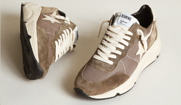 Giày Golden Goose Running Sole 'Olive-Green' GMF00272-F003249-35812 - Ảnh 5