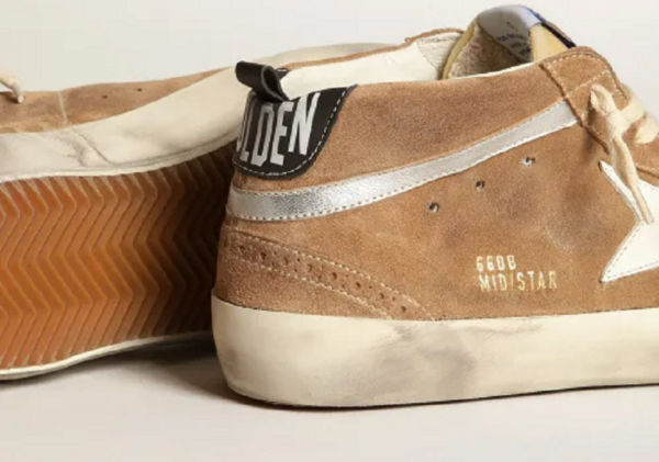 Giày Golden Goose Mid Star 'Brown' GMF00122-F003767-55510 - Ảnh 3
