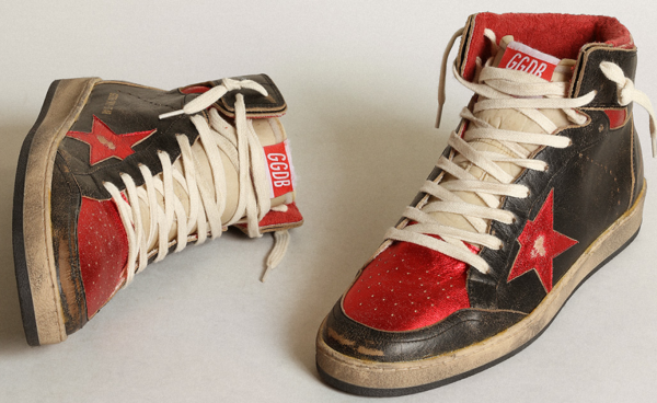 Giày Golden Goose Sky-Star 'Black Red' GMF00230-F003285-90235 - Ảnh 5