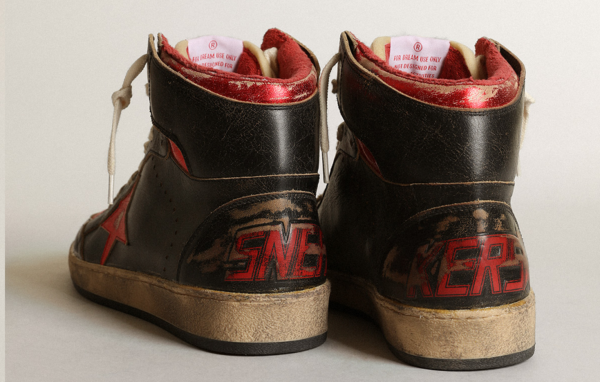 Giày Golden Goose Sky-Star 'Black Red' GMF00230-F003285-90235 - Ảnh 3