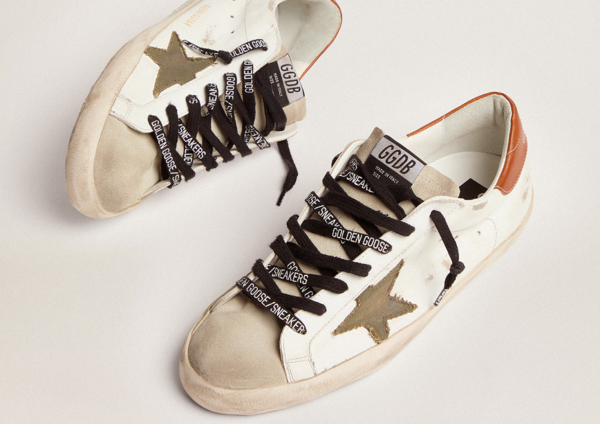 Giày Golden Goose Super-Star LTD 'White Olive' GMF00101-F002709-10947 - Ảnh 5