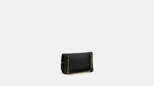 Tui Coach Foldover Cut Out Clutch 'Black' CA359-B4