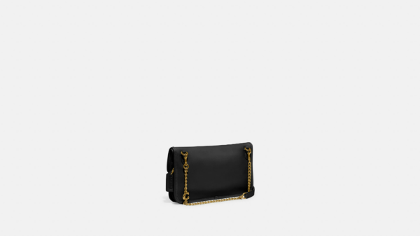 Tui Coach Foldover Cut Out Clutch 'Black' CA359-B4