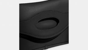 Tui Coach Foldover Cut Out Clutch 'Black' CA359-B4