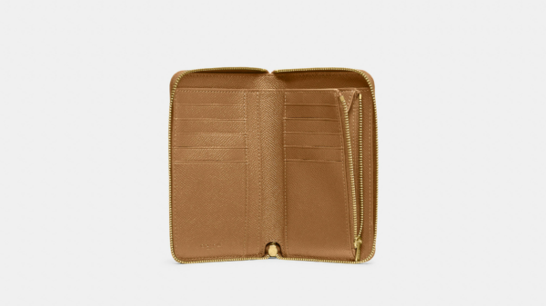 Vi Coach Medium Zip Around 'Light Camel' 58584-B4LCA