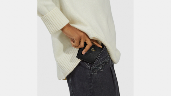 Vi Coach Mini Skinny Id Case 'Black' 57841-LIBLK