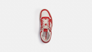 Giay Coach High Top Sneaker 'Sport Red' CG624