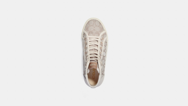 Giay Coach Citysole High Top Platform Sneaker 'Stone' C9059