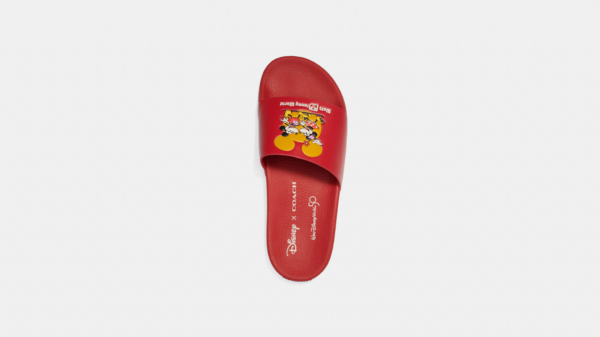 Dep Coach X Disney Mickey Mouse And Minnie Mouse 'Red' C8740