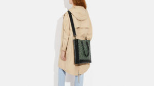 Tui Coach Graham Structured Coach Monogram Print 'Amazon Green' CE749-QBRFT