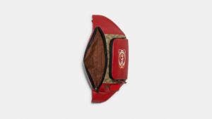 Tui Coach Track Belt Bag In Colorblock Signature Canvas 'Red' CE870-QBV1U