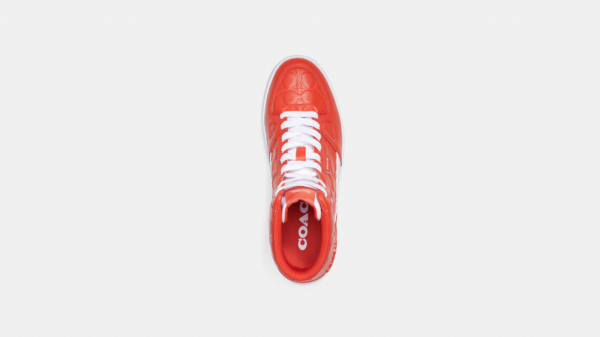 Giay Coach Clip Court High Top Signature 'Red' CI081-BWU