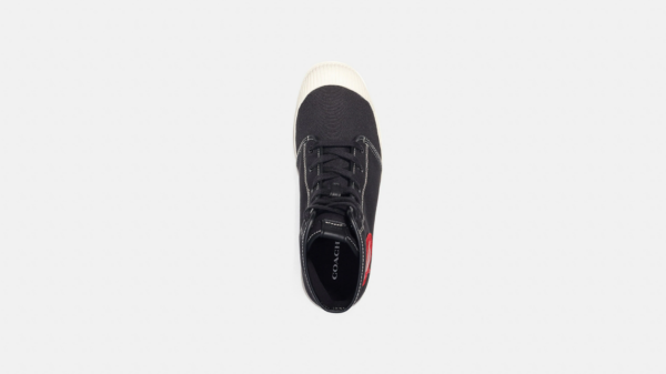 Giay Coach X Tom Wesselmann Trooper Mid Top 'Black' CA432-BLK