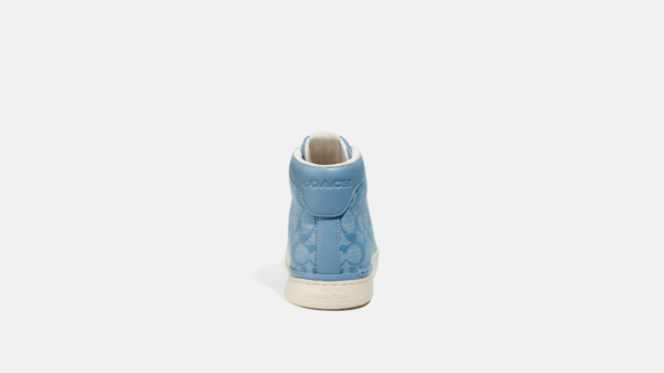 Giay Coach Clip High Top Signature Chambray 'Cornflower' CH088-CFL