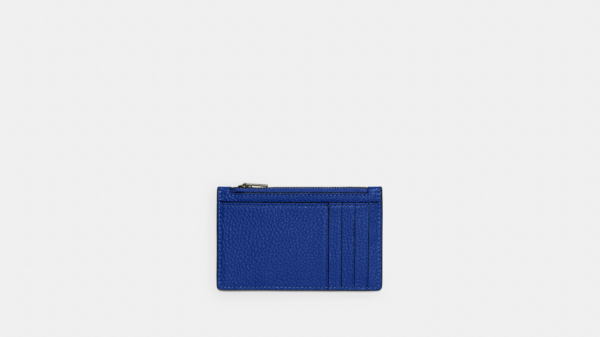 Vi Coach Zip Card Case 'Blue' C4280-QBPDU