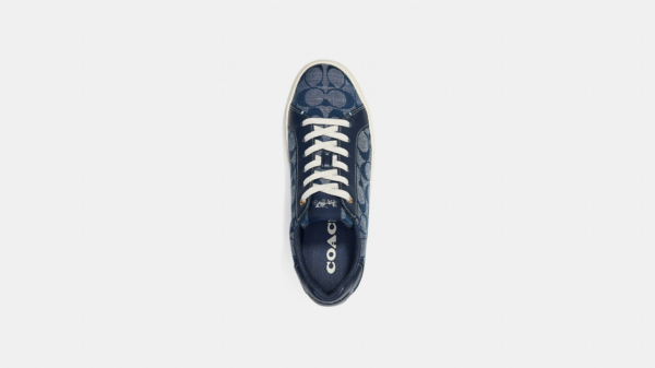 Giay Coach Clip Low Top Chambray 'Midnight Navy' CH087-BHP