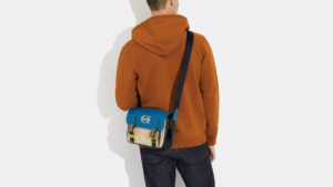 Tui Coach Track Crossbody Canvas Coach Stamp 'Light Khaki' CH118-QBVFG