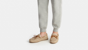 Giay Coach Fleece Shearling Moccasin 'Sand' CC743-SND