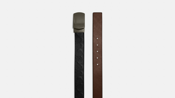That Lung Coach Plaque Buckle Cut To Size Reversible 'Black' 101-QBLVW