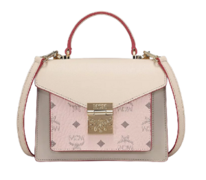 Túi MCM Patricia Satchel Visetos Pink MWE9SPA26IH001