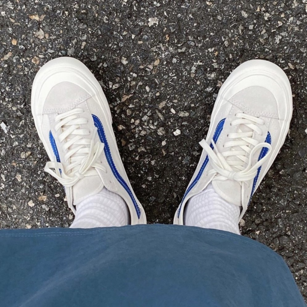 Giày Vans Style 36 Decon Sf 'White Blue' VN0A5HFFZGC - Ảnh 2