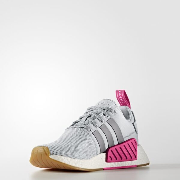 Giày Adidas NMD R2 Grey 'Shock Pink' BY9317 - Ảnh 4