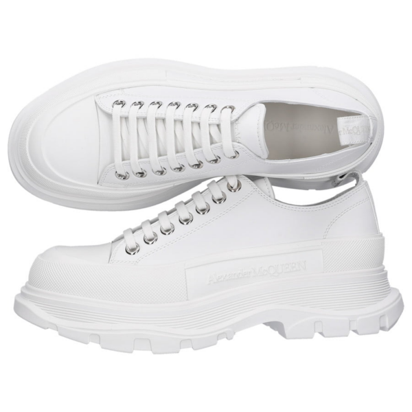 Giày Alexander McQueen Wmns Oversized Sneaker White 627225 WHZ62 9071 - Ảnh 5