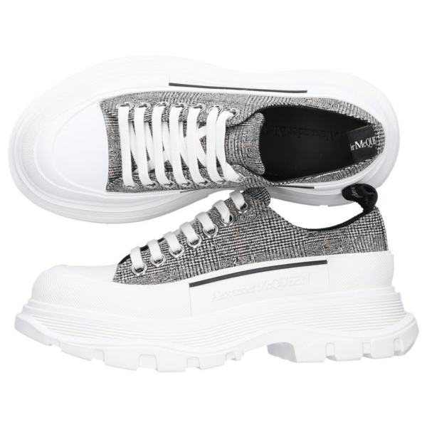 Giày Alexander McQueen Low Wool Tread Slick 650809-W4PE1-1071 - Ảnh 2