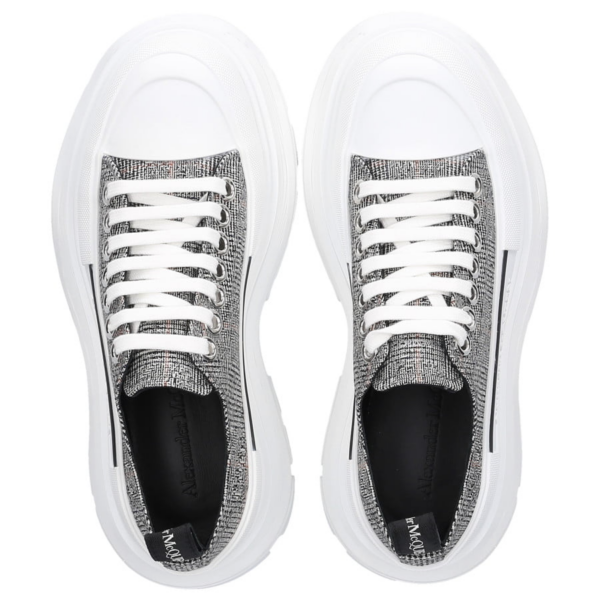 Giày Alexander McQueen Low Wool Tread Slick 650809-W4PE1-1071 - Ảnh 3