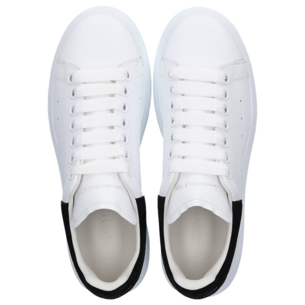 Giày Alexander McQueen Wmns Oversized Sneaker 'White Black' 650788-WHZ4K-9061 - Ảnh 5