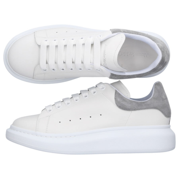 Giày Alexander McQueen Oversized Sneaker 'White Grey' 634609-WHNBZ-9724 - Ảnh 5