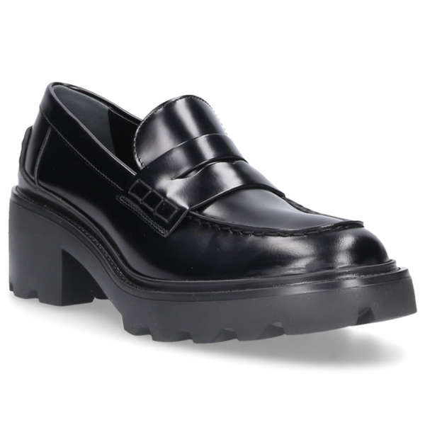 Giày Tod's Heeled Leather Penny Loafers XXW08D0EW80SHAB999 - Ảnh 5