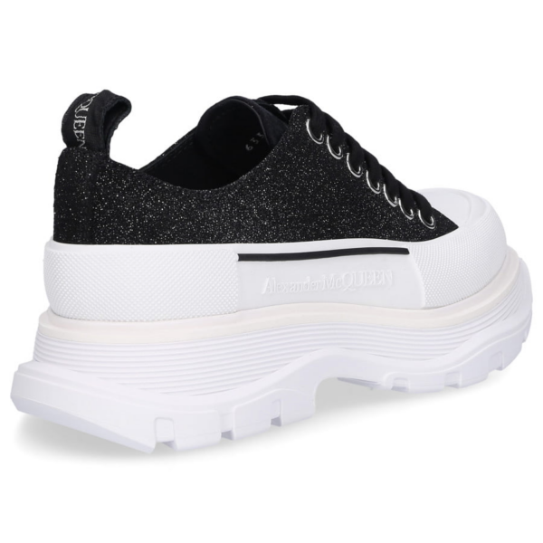 Giày Alexander McQueen Wmns Tread Slick Lace-Up 'Galaxy Black' 633902-WHW57-1027 - Ảnh 4