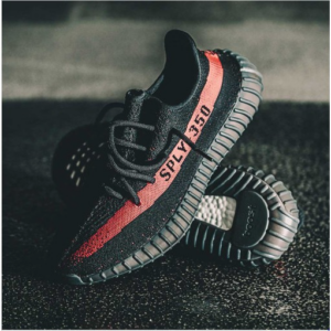 Alternative view of Giày Adidas Yeezy Boost 350 V2 'Core Black Red' BY9612