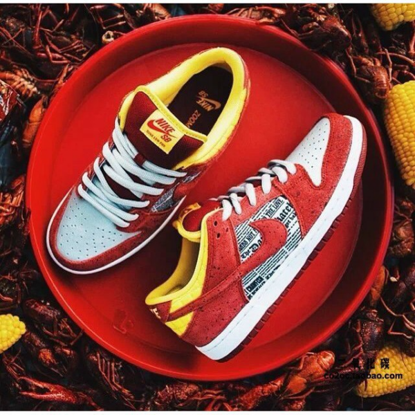 Giày Nike Dunk Low Premium SB QS 'Crawfish' 504750-660 - Ảnh 4
